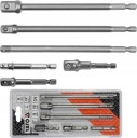 YATO ADAPTÉRY HEX REDUKCIE PRE ZÁSUVKY 1/4 3/8 1/2 5cm, 15cm