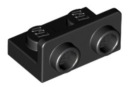 LEGO PLATE 1X2 BROKEN BLACK 99780 - 2 KS