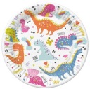 PAPIEROVÉ TANIERE DINOSAUR Dino Animals Plazy Birthday Party 18cm 8ks.
