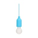 Modrá kempingová lampa napájaná 1W ORNO batériami