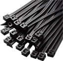 100 KS SILNÉ KABELOVÉ VIAZAČKY PÁSKA 2,5 x 200 mm