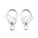 Spona z nehrdzavejúcej ocele Spona s homárom Spona s homárom strieborná 12 mm 5ks