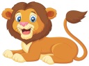 NÁLEPKA NA OKNO SKLENENÉ ZRKADLO ZVIERATÁ ZOO LION KRÁĽ
