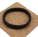 LYCRA RUB NA VLASY, VEĽKÁ, 7 cm, TMAVOHNEDÁ, HRUBÉ VLASY