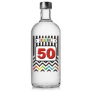 narodeninové etikety k 50. narodeninám ALCOHOL vodka