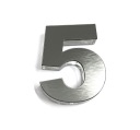 Číslo dverí, číslo 5 alebo iné! Číslo 3D!