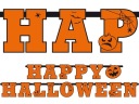 BANNER HAPPY HALLOWEEN GARLAND 1KS 210CM tm