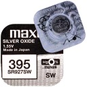 Batéria SR927SW 395 pre hodinky MAXELL Silver Button 1 kus Originál
