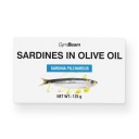 SARDINKY V OLIVOM OLEJU VYSOKÝ PROTEIN RYBIE PROTEIN - GymBeam 125 g