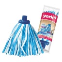 Mop syntetická špička COLOR York prúžok, mix farieb - 1 kus