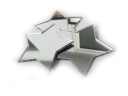 Akryl ZRKADLO hviezda 20x19 cm LS-83