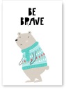 Obrazový plagát formátu A4, grafika pre deti