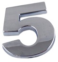 ZNAK ČÍSLO ČÍSLA PÍSMENO PÍSMENO CHROME 5 PÄŤ J0W05