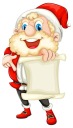 NÁLEPKA NA OKENNÉ SKLO ZRKADLO SANTA CLAUS