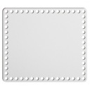 biely základný košík dno 22x25cm HDF obdĺžnik