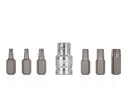 7 kusov sada TORX skrutkovacích bitov T25-T55 (10/100)