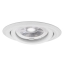 Kanlux pohyblivý LED stropný bodový krúžok Argus II 10W biely