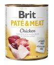 Brit Paté Meat Chicken Mokré kuracie mäso pre psov 800g