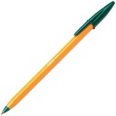 BIC ORANŽOVÉ guľôčkové pero, zelené