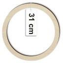 Drevený PRSTEŇ LAVAČ SNÍKOV okrúhla DEKORÁCIA 31cm