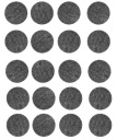 Samolepiace plstené podložky šedé FI20mm, balenie 20 ks - VORSTAHL