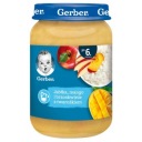 Jablkovo-mangovo-broskyňový dezert s tvarohom 190 g Gerber
