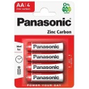 BATÉRIA R6 AA PANASONIC ZINC CARBON SET. 4KS
