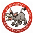 Veľké nálepky s pokutou za parkovanie, priemer 7 cm, 12 ks