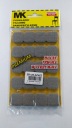 Šedé štvorcové plstené podložky 22x22mm