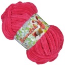 Hrubá plyšová mäkká zamatová priadza FUCHSIA 61