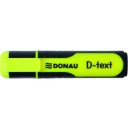 Fluorescenčný zvýrazňovač Donau d-text, žltý