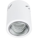 Prisadené stropné svietidlo SPOT LARGE TUBE LED E27 biele okrúhle 12cm