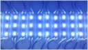 LED MODUL 0,72W ​​/ 3x5050SMD / 12VDC / modrá farba vodeodolná IP65