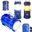 TURISTICKÁ LAMPA BATERIE CAMPING SOLAR LED USB baterka