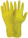 Latexové rukavice, flockované 4WRK KERRIA Y, veľkosť 10 - XL, 1 pár
