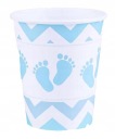BABY SHOWER papierové poháre poháre 250 ml 6 ks CHLAPEC