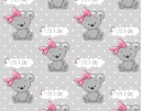 Flanelová plienka 40x80 Teddy Bear Girl SZ