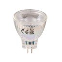 Platinová LED žiarovka MR11 SMD 12V 2,2W 185lm 3000K sklo