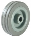 KOLIESKO 75 mm PLAST GREY, priemer otvoru 10 mm