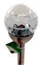 Záhradná lampa SOLAR BALL, efekt prasknutého skla