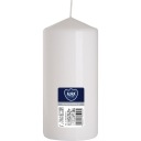 BISPOL Aura 66H valcová sviečka 15CM SW70/150 BIELA