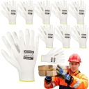 10x rukavice Strong PoliWhite pracovné rukavice 9