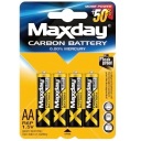 4x VEĽKÉ BATÉRIE AAA R3 ALKALICKÉ MAXDAY SADA 4ks