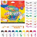 Fixky, pečiatky, 10 farieb, pečiatky, fixky, Color