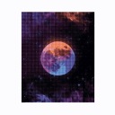Diamantové vyšívanie Diamond 30x40cm Planet DPX-11623