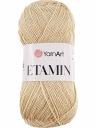 YarnArt Etaminová priadza 30 g 180 m farba 448 svetlo béžová