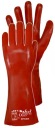 LONG Pracovné rukavice, GUMOVÉ OCHRANNÉ PVC, SILNÉ PVC, podšívka, 35 cm, veľkosť 10