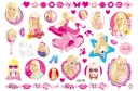 Umývateľné tetovanie pre deti BARBIE CG131