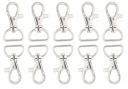 Lobster Clasp Prívesok na kľúče na kabelku Taška Batoh pevný 14mm 10 ks