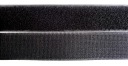 Páska na suchý zips 4cm ČIERNA cena za 1m SET 18257